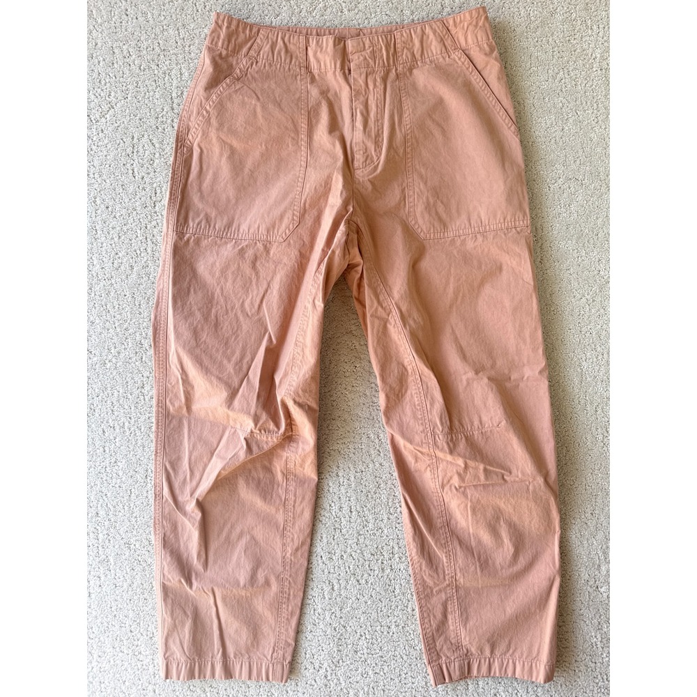 Rag & Bone Utility Chino Pants Womens 4 Pink Cotton Canvas High Rise Relaxed